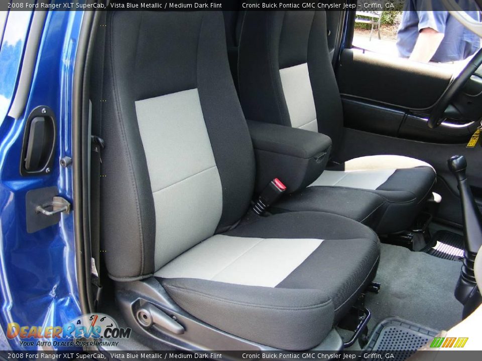 2008 Ford Ranger XLT SuperCab Vista Blue Metallic / Medium Dark Flint Photo #14