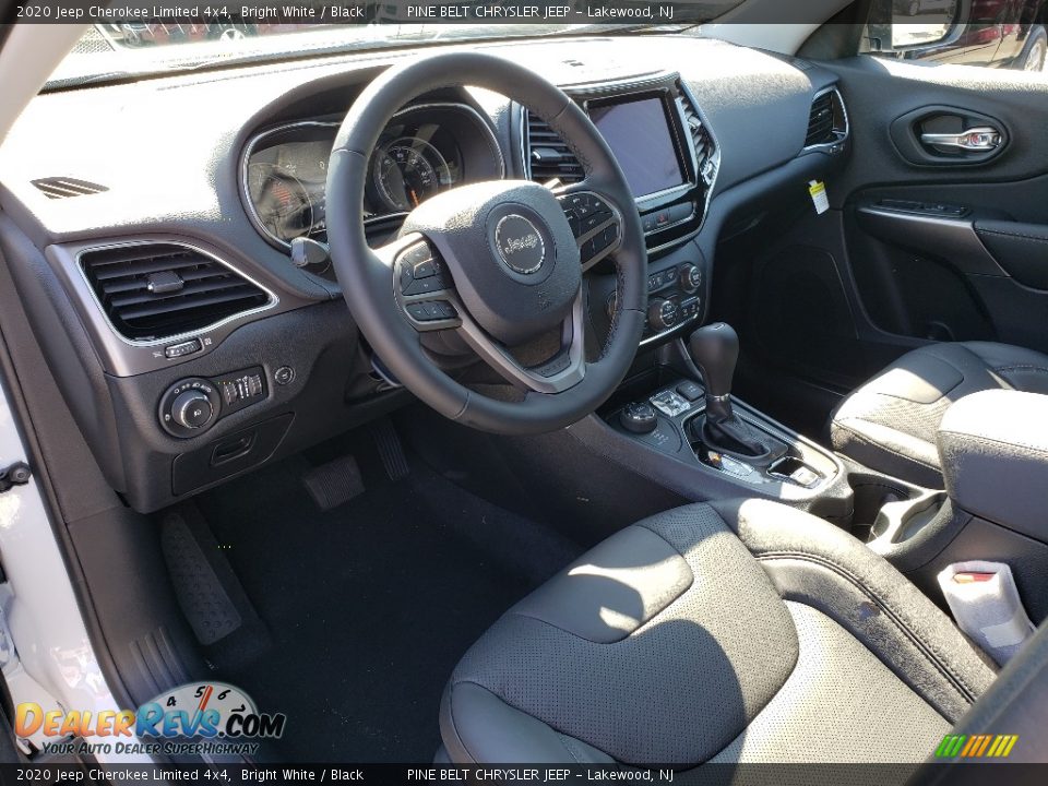 2020 Jeep Cherokee Limited 4x4 Bright White / Black Photo #7