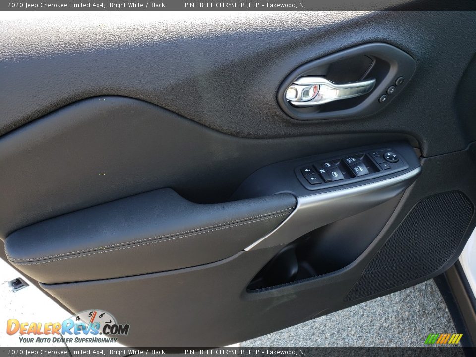 2020 Jeep Cherokee Limited 4x4 Bright White / Black Photo #8