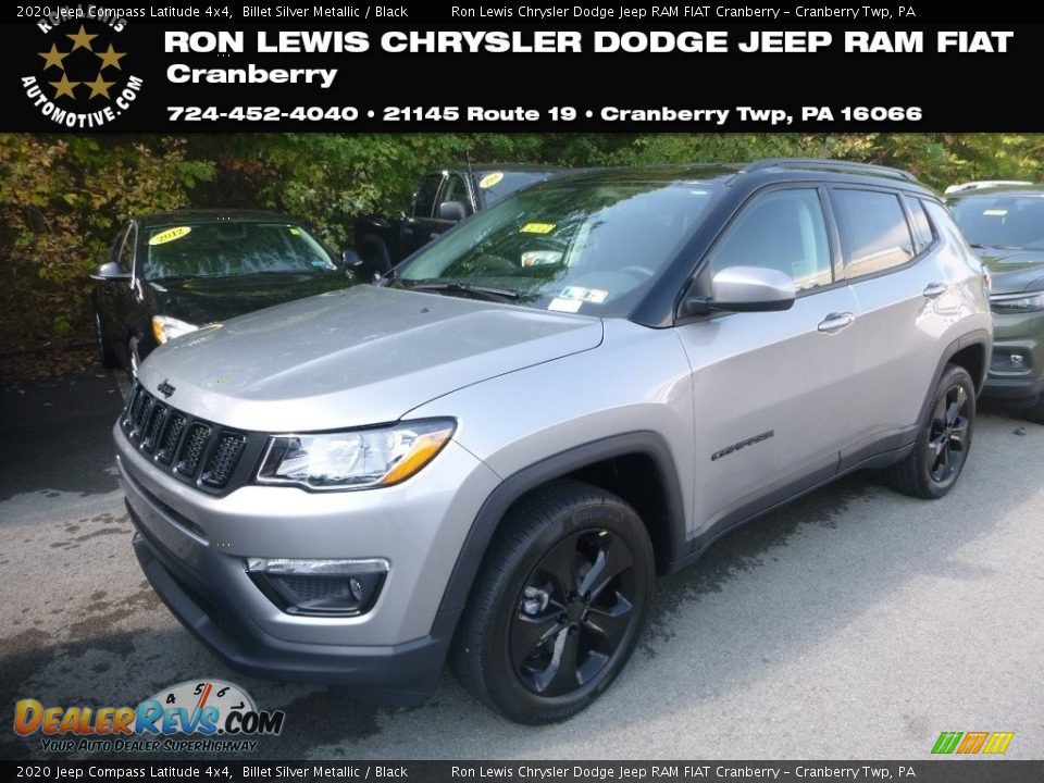2020 Jeep Compass Latitude 4x4 Billet Silver Metallic / Black Photo #1