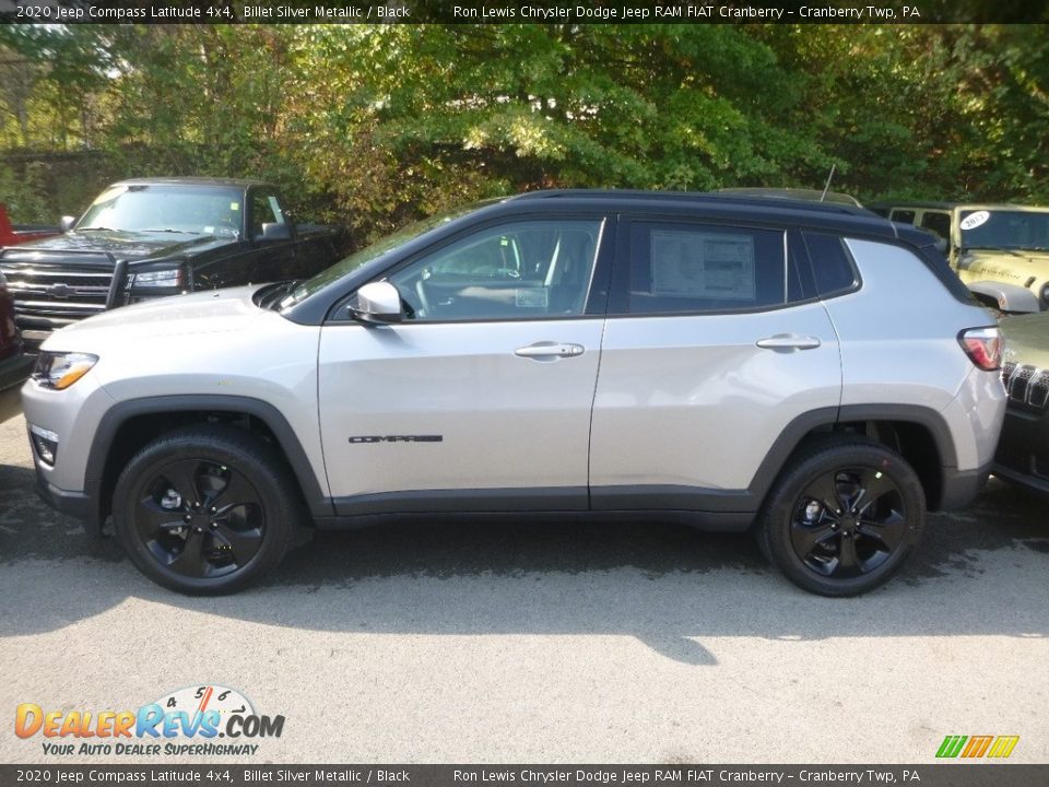 2020 Jeep Compass Latitude 4x4 Billet Silver Metallic / Black Photo #3