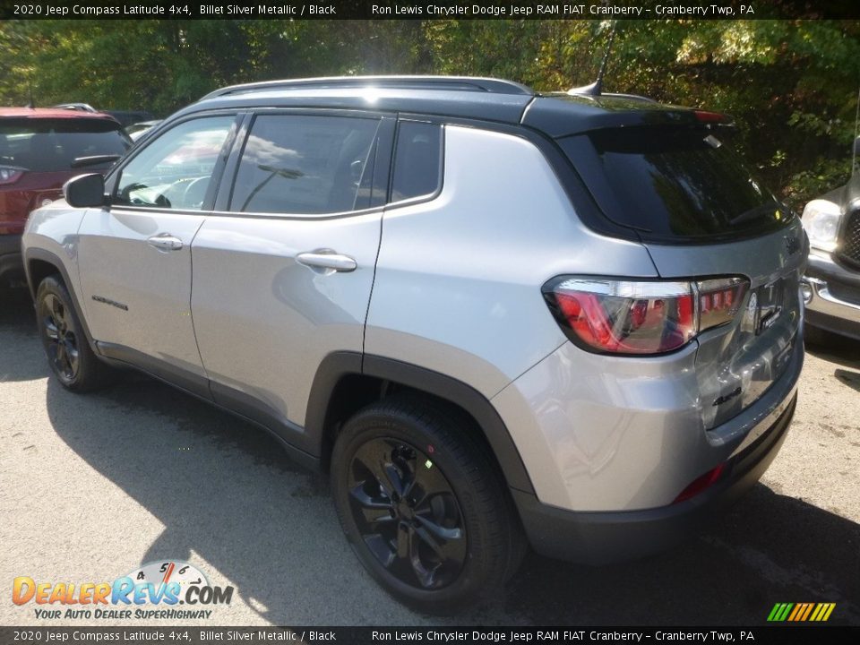 2020 Jeep Compass Latitude 4x4 Billet Silver Metallic / Black Photo #4