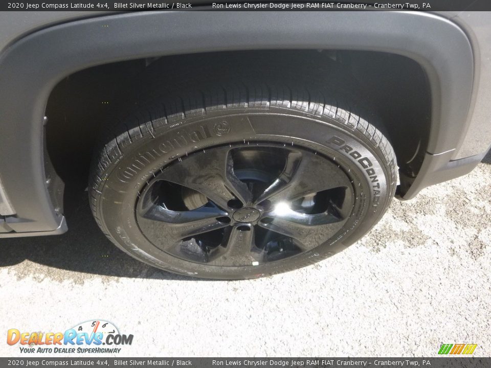 2020 Jeep Compass Latitude 4x4 Billet Silver Metallic / Black Photo #7