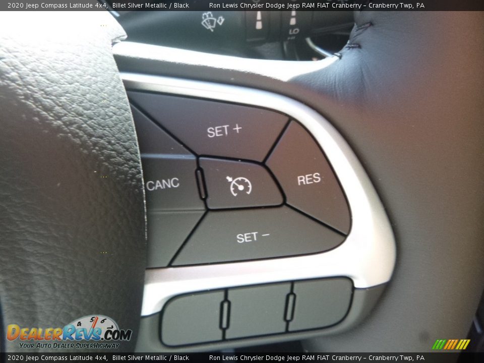 2020 Jeep Compass Latitude 4x4 Billet Silver Metallic / Black Photo #16