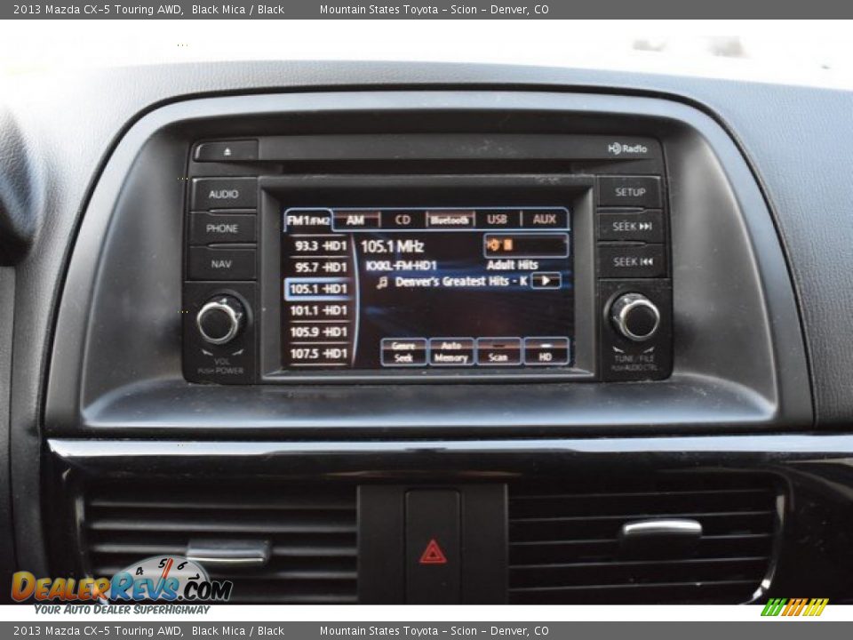 2013 Mazda CX-5 Touring AWD Black Mica / Black Photo #11