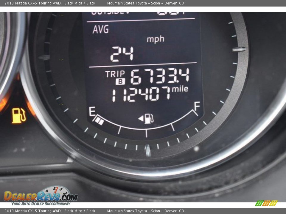 2013 Mazda CX-5 Touring AWD Black Mica / Black Photo #12