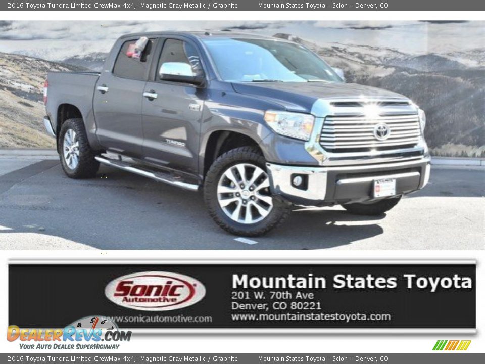 2016 Toyota Tundra Limited CrewMax 4x4 Magnetic Gray Metallic / Graphite Photo #1