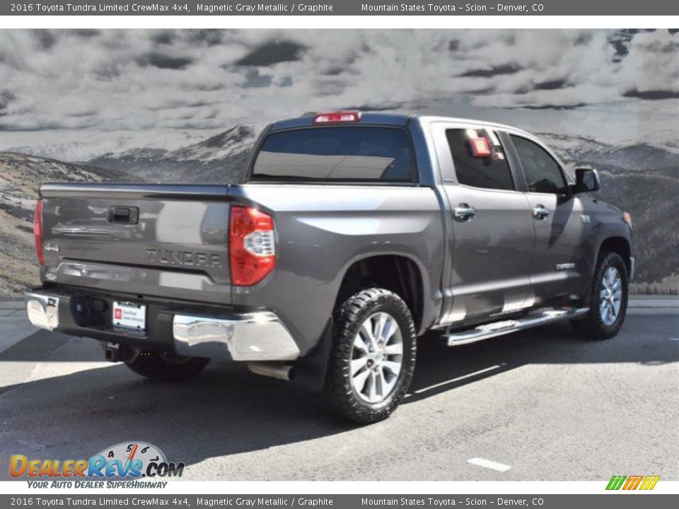 2016 Toyota Tundra Limited CrewMax 4x4 Magnetic Gray Metallic / Graphite Photo #3