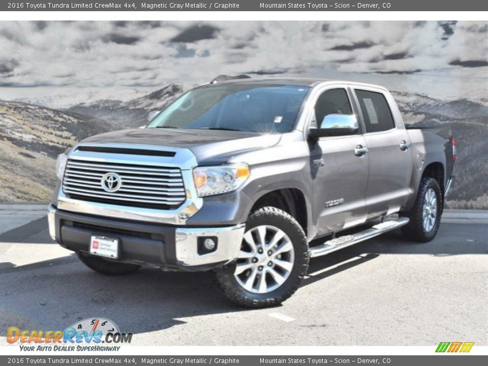 2016 Toyota Tundra Limited CrewMax 4x4 Magnetic Gray Metallic / Graphite Photo #5
