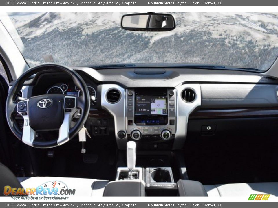 2016 Toyota Tundra Limited CrewMax 4x4 Magnetic Gray Metallic / Graphite Photo #13