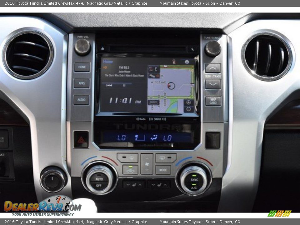 2016 Toyota Tundra Limited CrewMax 4x4 Magnetic Gray Metallic / Graphite Photo #14