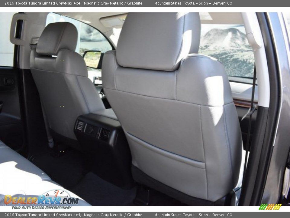 2016 Toyota Tundra Limited CrewMax 4x4 Magnetic Gray Metallic / Graphite Photo #20