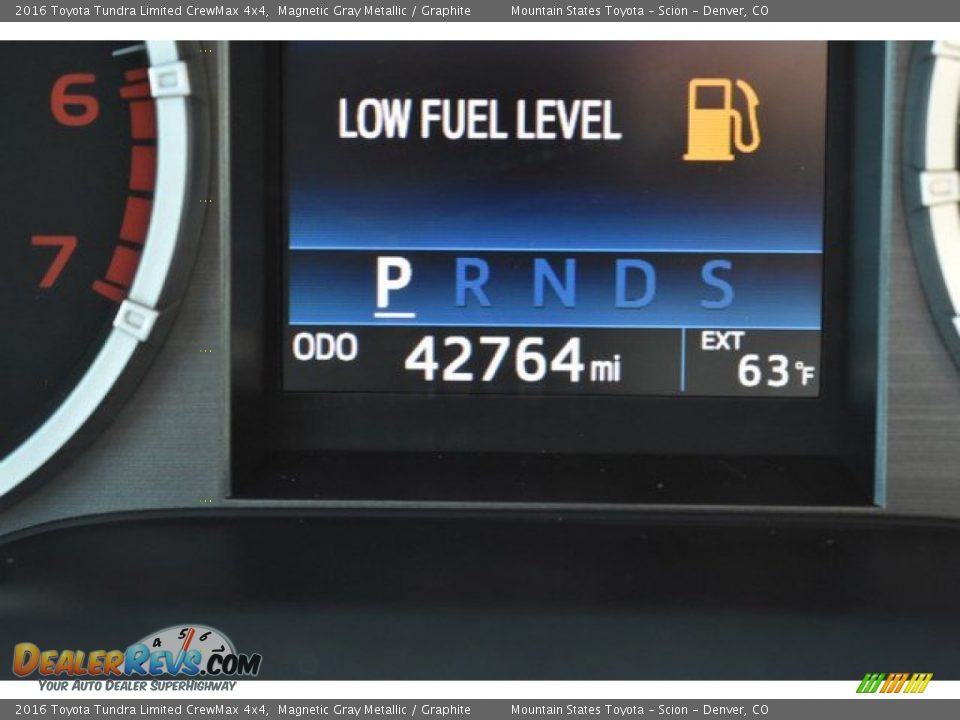 2016 Toyota Tundra Limited CrewMax 4x4 Magnetic Gray Metallic / Graphite Photo #29