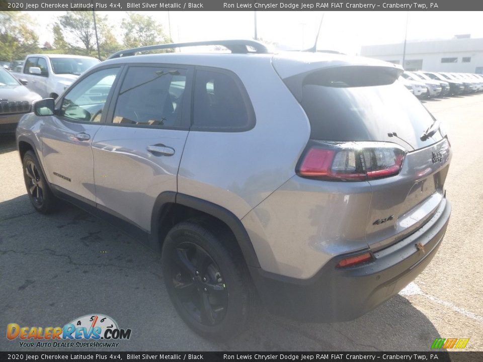 2020 Jeep Cherokee Latitude Plus 4x4 Billet Silver Metallic / Black Photo #3