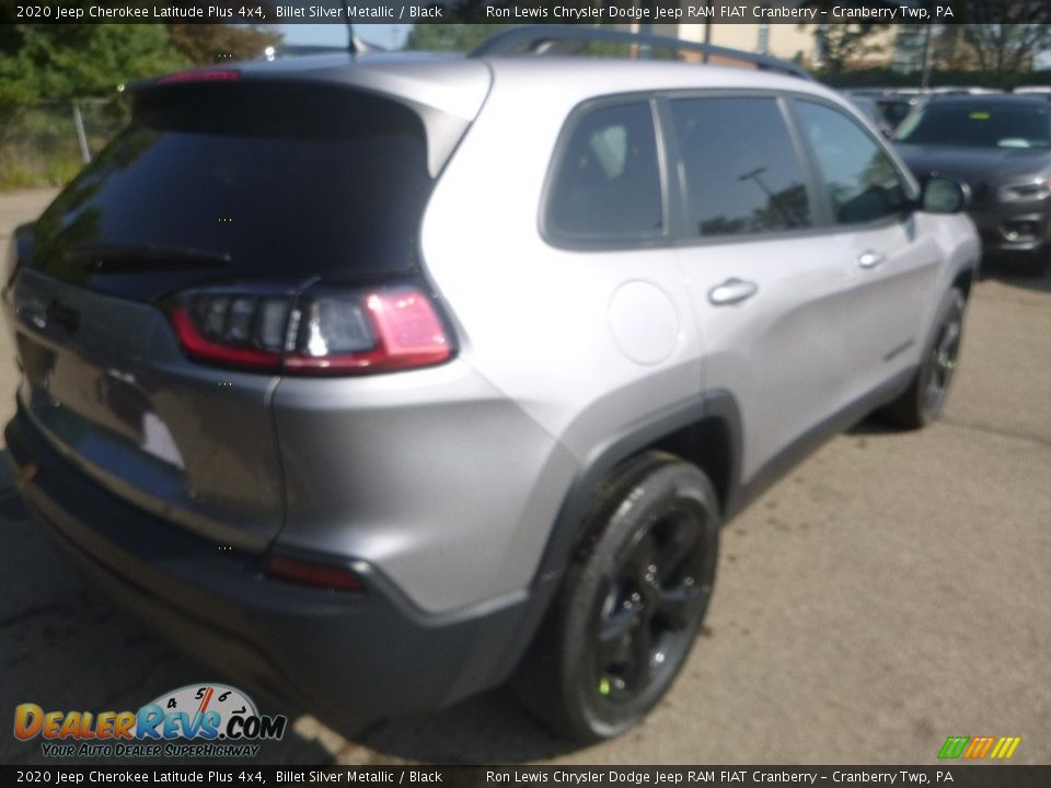 2020 Jeep Cherokee Latitude Plus 4x4 Billet Silver Metallic / Black Photo #5