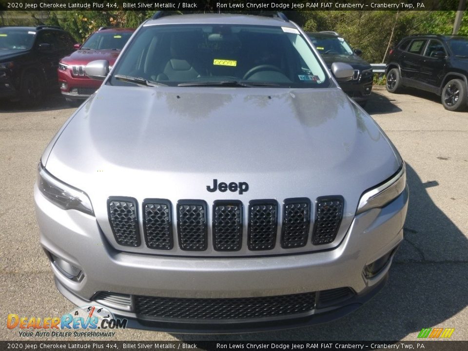 2020 Jeep Cherokee Latitude Plus 4x4 Billet Silver Metallic / Black Photo #8