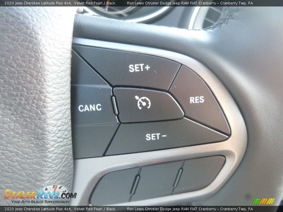 2020 Jeep Cherokee Latitude Plus 4x4 Velvet Red Pearl / Black Photo #18