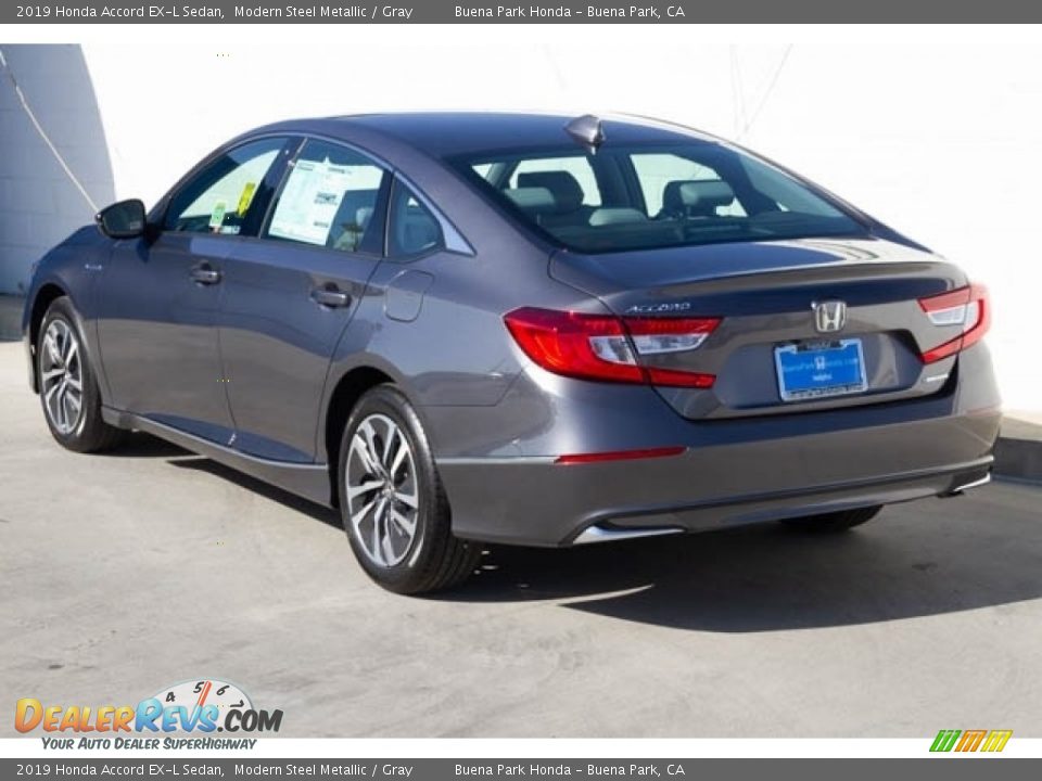 2019 Honda Accord EX-L Sedan Modern Steel Metallic / Gray Photo #2