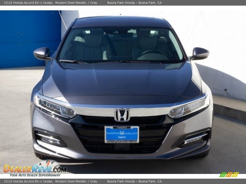 2019 Honda Accord EX-L Sedan Modern Steel Metallic / Gray Photo #3