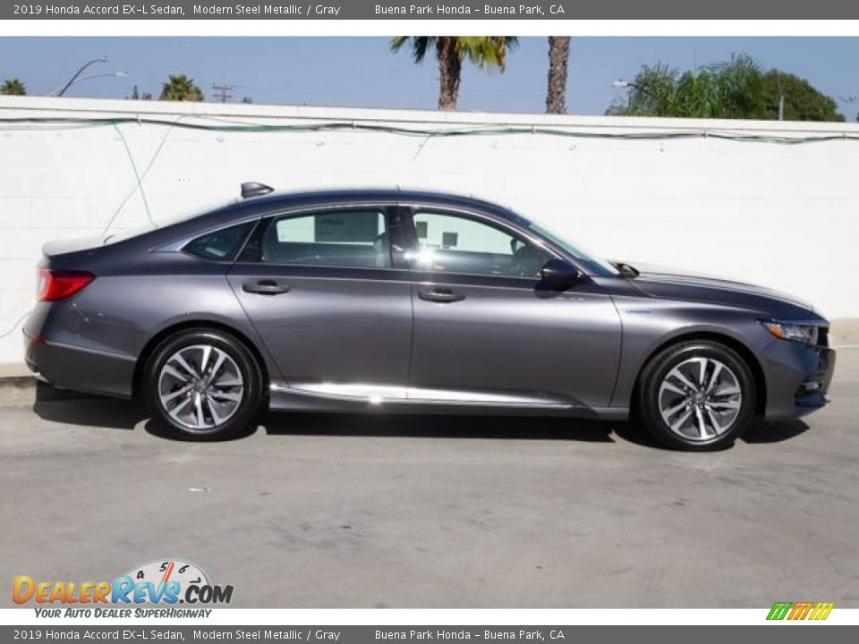 2019 Honda Accord EX-L Sedan Modern Steel Metallic / Gray Photo #8