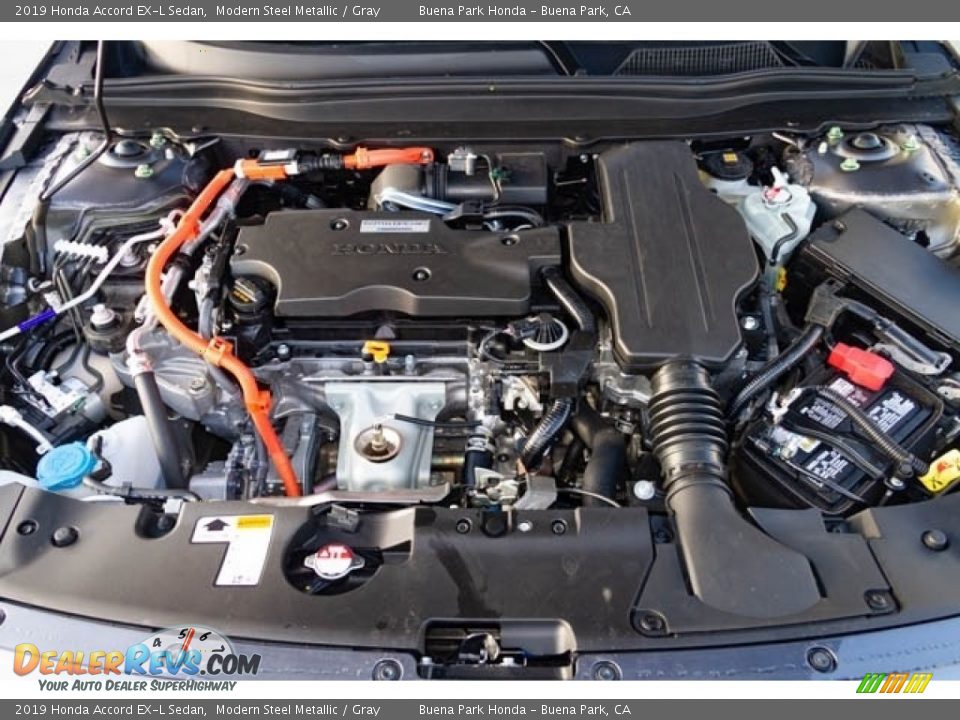 2019 Honda Accord EX-L Sedan Modern Steel Metallic / Gray Photo #9