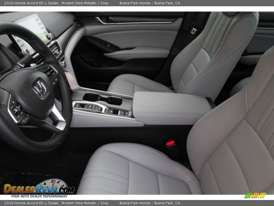 2019 Honda Accord EX-L Sedan Modern Steel Metallic / Gray Photo #15