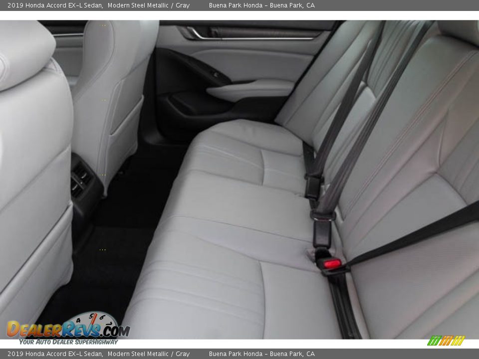 2019 Honda Accord EX-L Sedan Modern Steel Metallic / Gray Photo #16