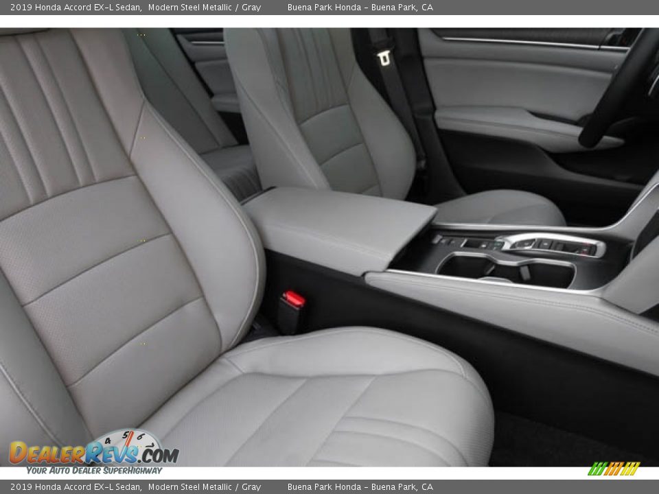 2019 Honda Accord EX-L Sedan Modern Steel Metallic / Gray Photo #31