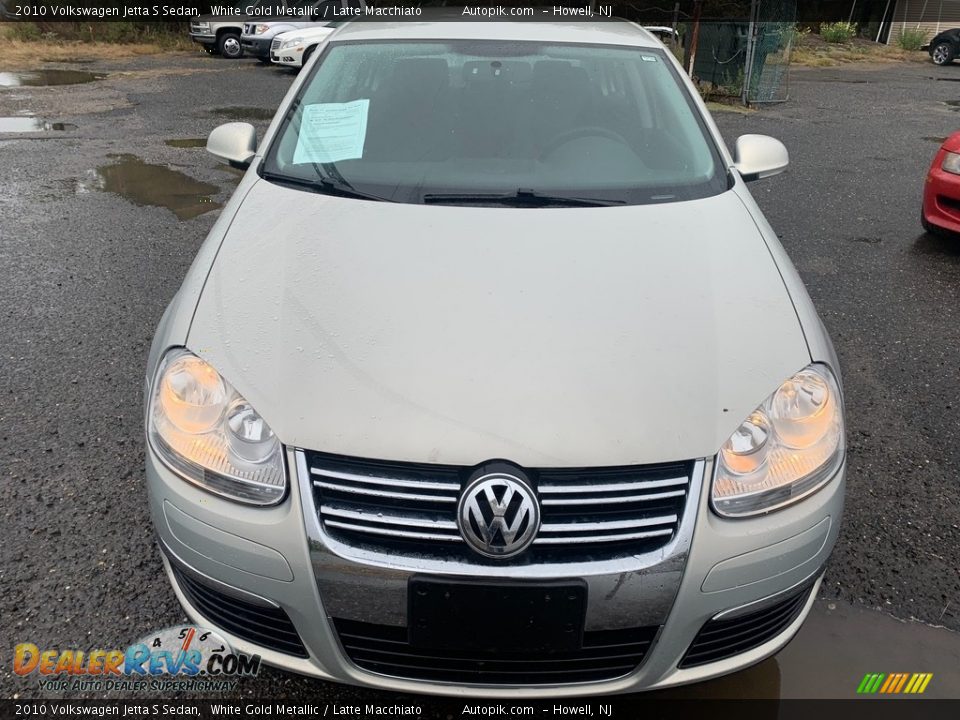 2010 Volkswagen Jetta S Sedan White Gold Metallic / Latte Macchiato Photo #8