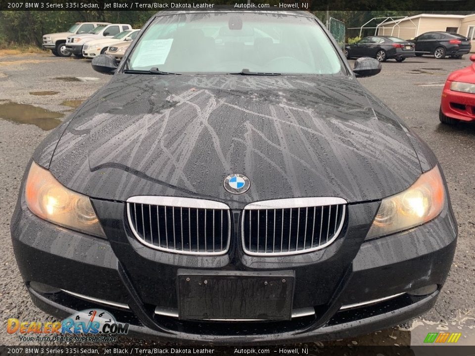 2007 BMW 3 Series 335i Sedan Jet Black / Terra/Black Dakota Leather Photo #8