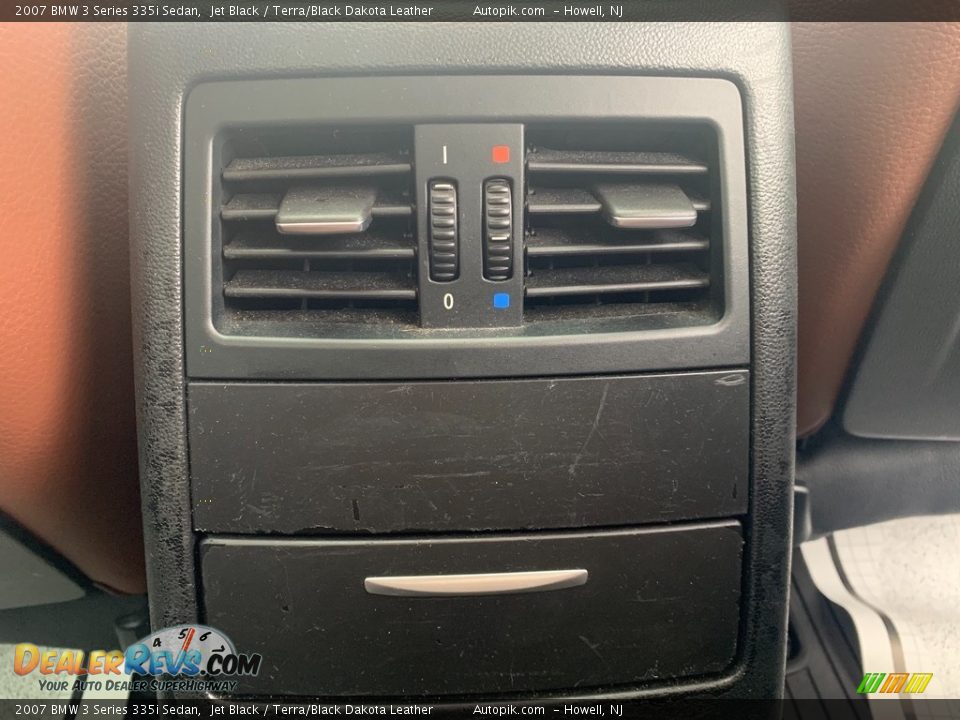 2007 BMW 3 Series 335i Sedan Jet Black / Terra/Black Dakota Leather Photo #11