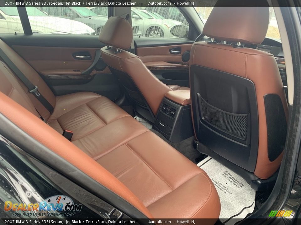 2007 BMW 3 Series 335i Sedan Jet Black / Terra/Black Dakota Leather Photo #12