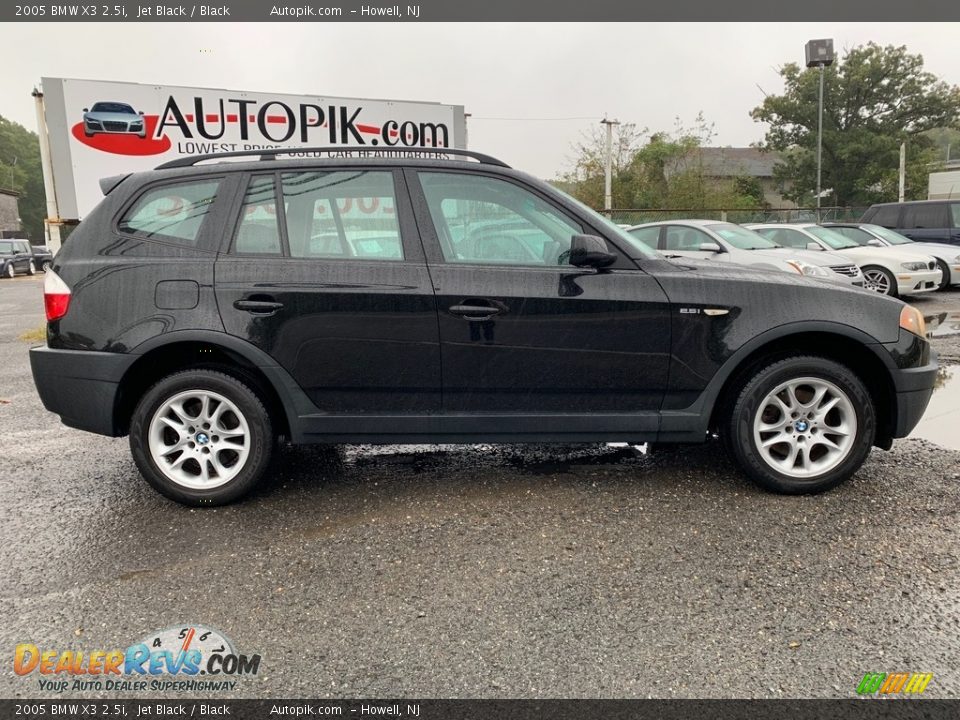 2005 BMW X3 2.5i Jet Black / Black Photo #2