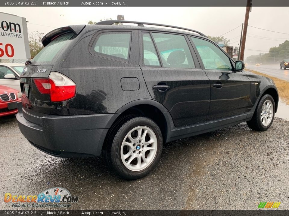 2005 BMW X3 2.5i Jet Black / Black Photo #3