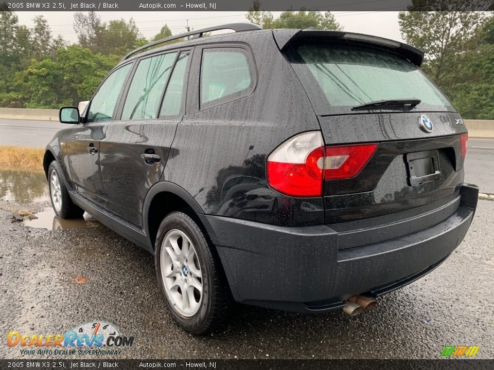 2005 BMW X3 2.5i Jet Black / Black Photo #5