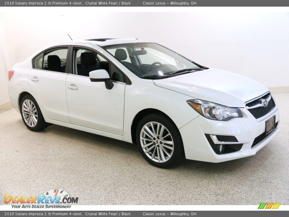 2016 Subaru Impreza 2.0i Premium 4-door Crystal White Pearl / Black Photo #1