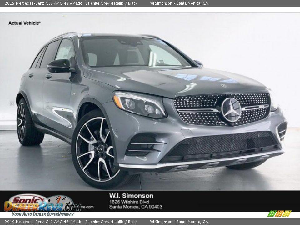 2019 Mercedes-Benz GLC AMG 43 4Matic Selenite Grey Metallic / Black Photo #1