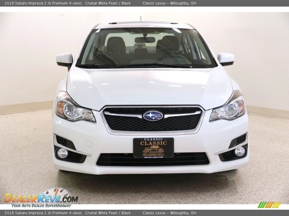 2016 Subaru Impreza 2.0i Premium 4-door Crystal White Pearl / Black Photo #2