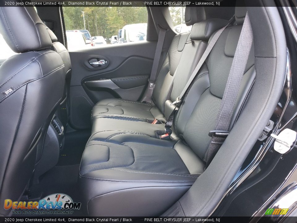 2020 Jeep Cherokee Limited 4x4 Diamond Black Crystal Pearl / Black Photo #6