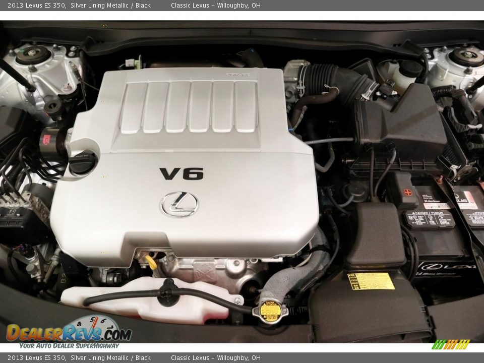 2013 Lexus ES 350 Silver Lining Metallic / Black Photo #21