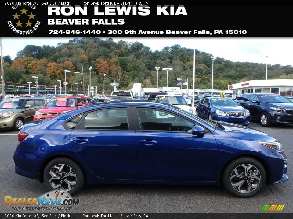 2020 Kia Forte LXS Sea Blue / Black Photo #1