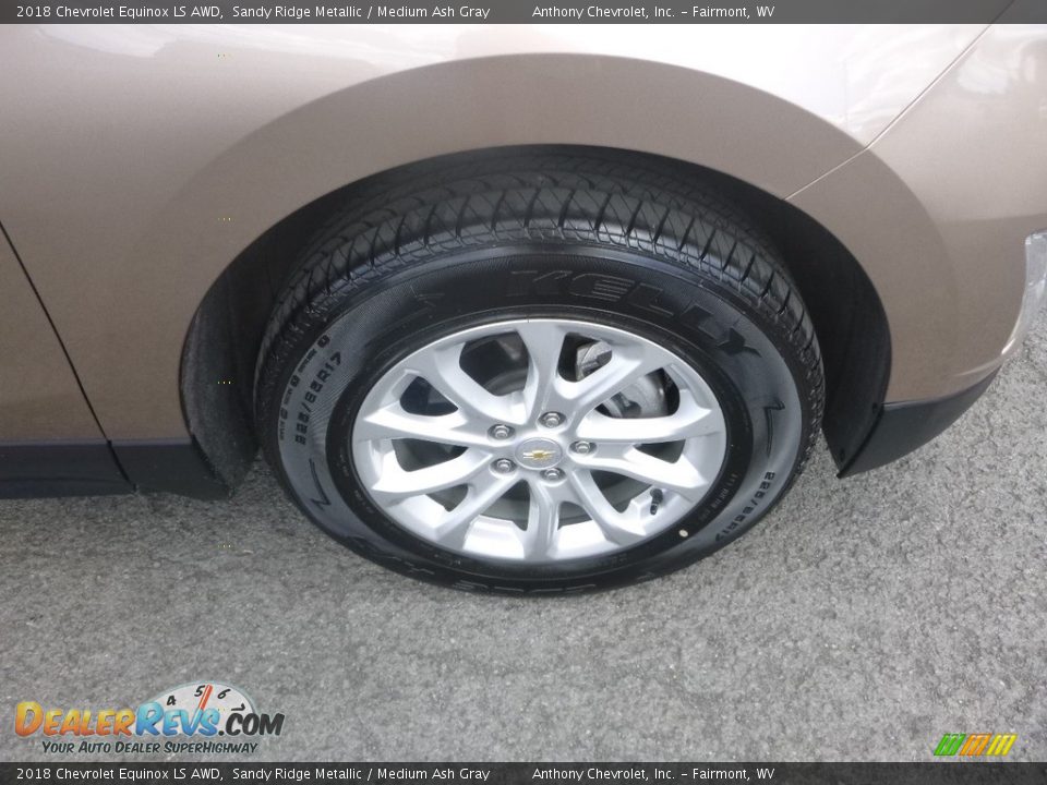 2018 Chevrolet Equinox LS AWD Sandy Ridge Metallic / Medium Ash Gray Photo #2