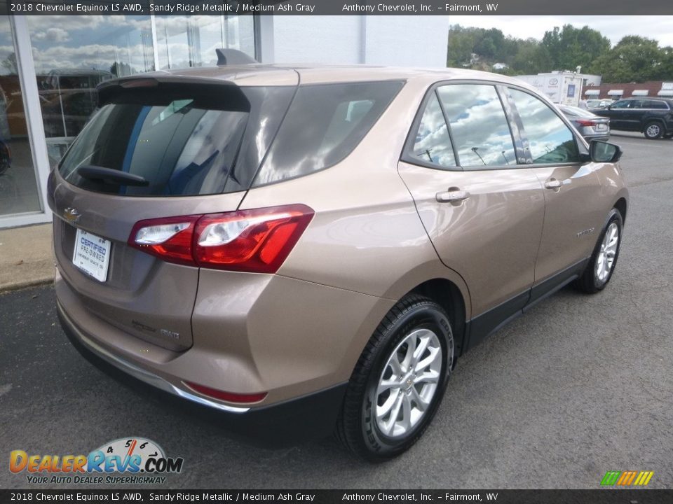 2018 Chevrolet Equinox LS AWD Sandy Ridge Metallic / Medium Ash Gray Photo #4