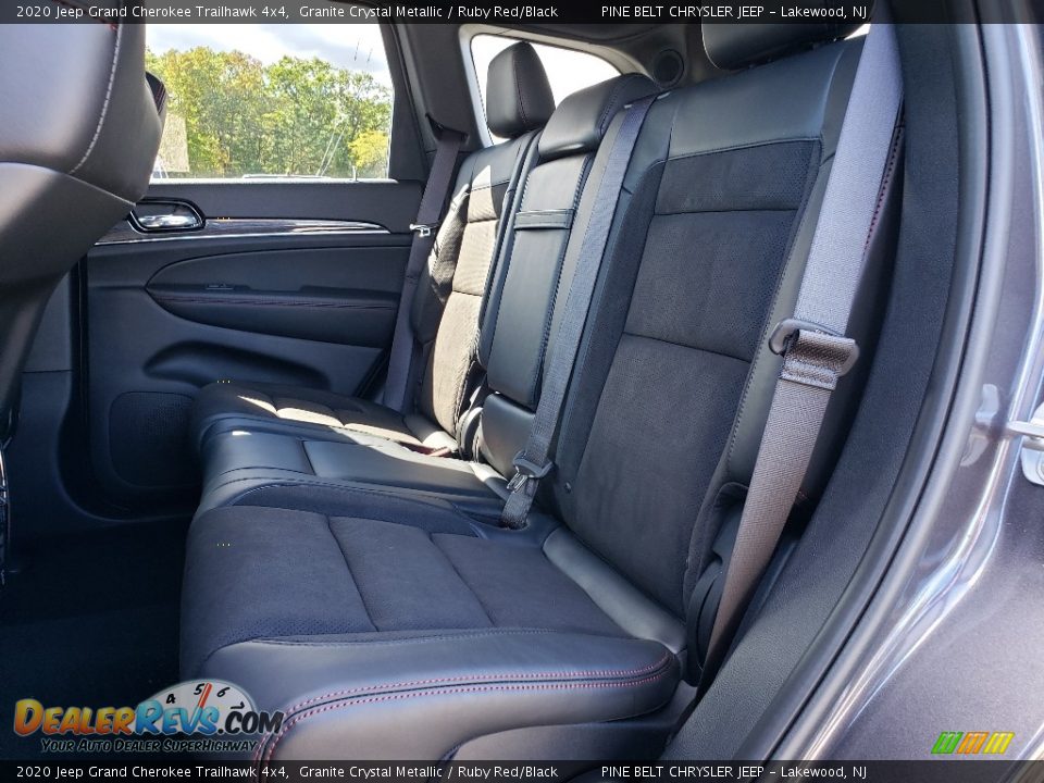 2020 Jeep Grand Cherokee Trailhawk 4x4 Granite Crystal Metallic / Ruby Red/Black Photo #5