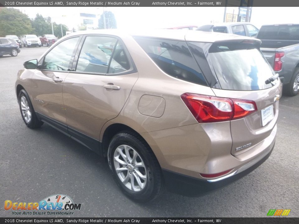 2018 Chevrolet Equinox LS AWD Sandy Ridge Metallic / Medium Ash Gray Photo #6