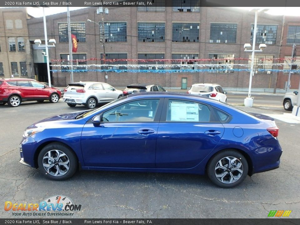 2020 Kia Forte LXS Sea Blue / Black Photo #6