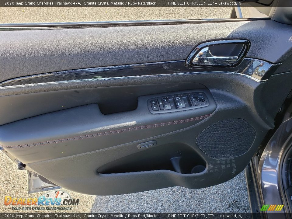 2020 Jeep Grand Cherokee Trailhawk 4x4 Granite Crystal Metallic / Ruby Red/Black Photo #9