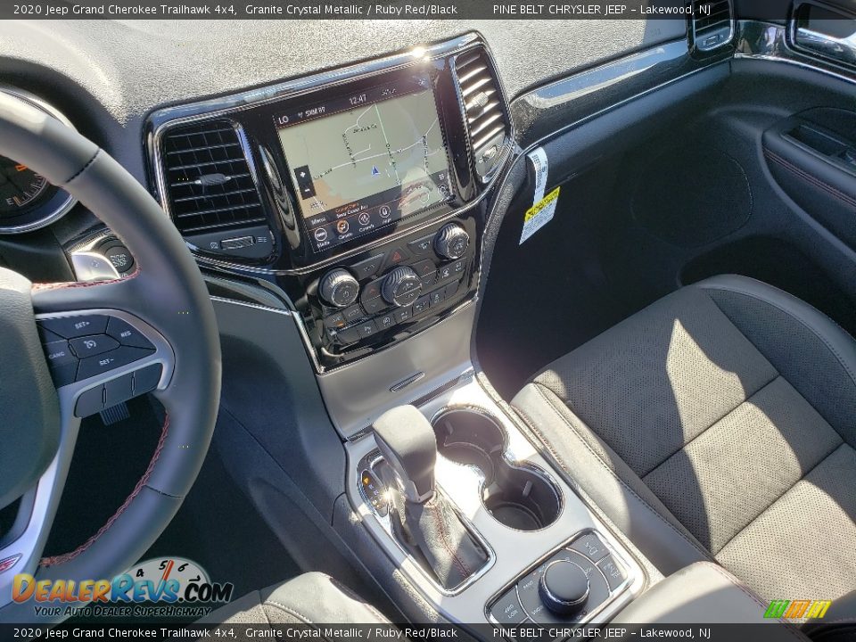 2020 Jeep Grand Cherokee Trailhawk 4x4 Granite Crystal Metallic / Ruby Red/Black Photo #10