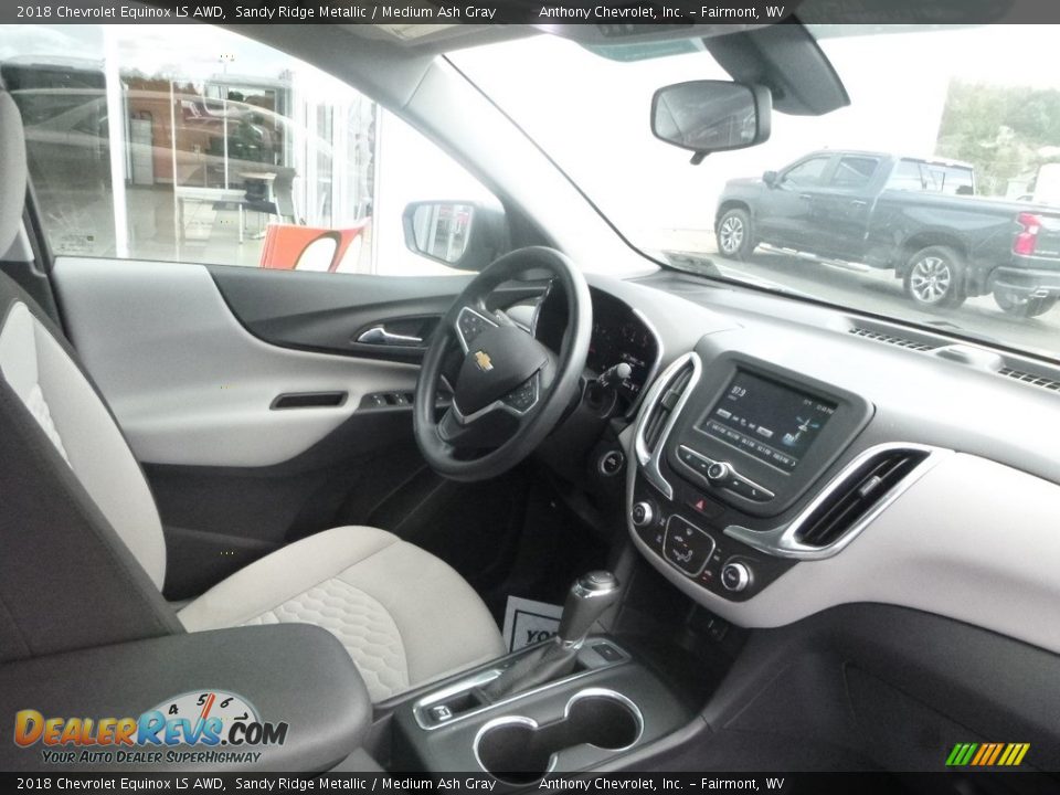2018 Chevrolet Equinox LS AWD Sandy Ridge Metallic / Medium Ash Gray Photo #10