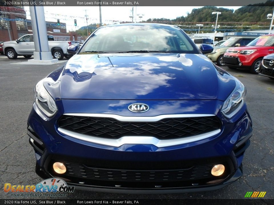 2020 Kia Forte LXS Sea Blue / Black Photo #8